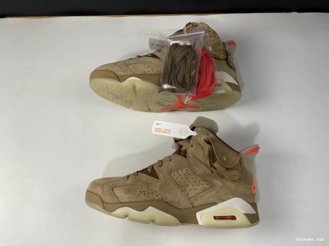 Travis Jordan Scott British Retro DH0690-200 Air Khaki 6 0812